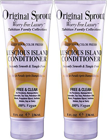 Original Sprout Luscious Island Conditioner, 8 oz Pack of 2 2 Pack