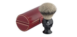 Kent BLK12 - Traditional king sized, pure silver-tipped badger brush.