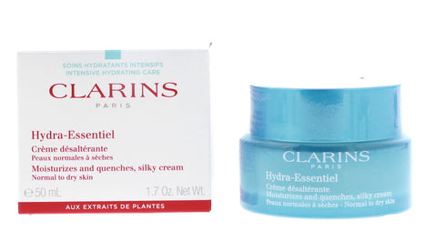 Clarins Hydra-Essentiel Silky Cream for Normal to Dry Skin, 1.7 oz