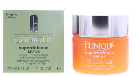 Clinique Superdefense SPF25 Multi-Correcting Cream for Very Dry and Oily Skin Combination, 1.7 oz