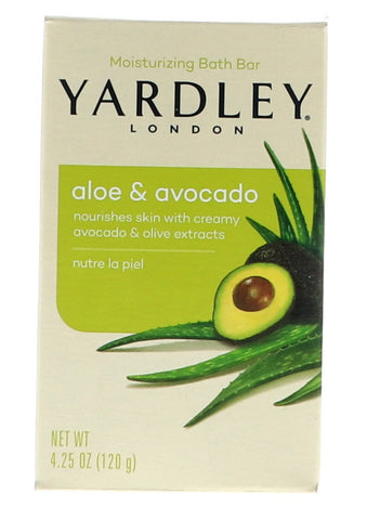 Yardley Aloe & Avocado Bath Bar, 4.25 oz - ASIN: B082K8JGKV