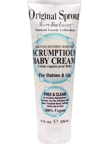 Original Sprout Scrumptious Baby Cream, 8 oz Pack of 2 2 Pack