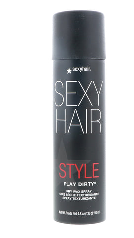 Sexy Hair Style Play Dirty Dry Wax Spray, 4.8 oz 4 Pack