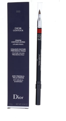 Dior Contour Lip Liner Pencil, 999 Rouge, 0.04 oz