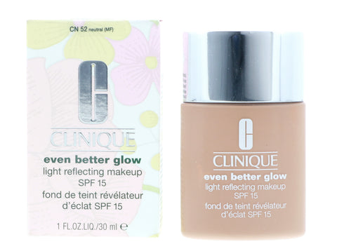 Clinique Even Better Glow Light Reflecting Makeup SPF15, No. 52 Neutral, 1 oz