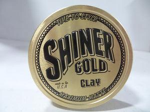 Shiner Gold Maximum Matte Clay Pomade, 4 oz - ASIN: B00TE9W2CW
