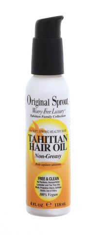 Original Sprout Tahitian Hair Oil, 4 oz 2 Pack