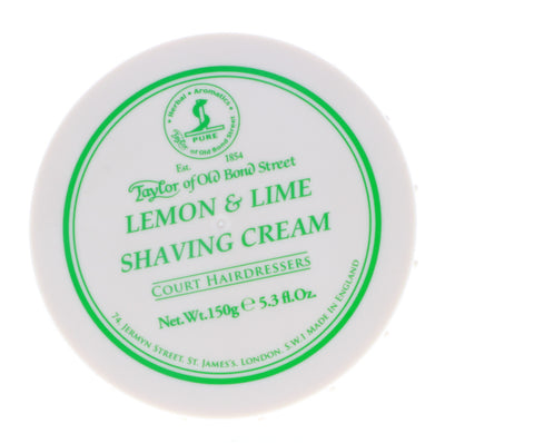 Taylor of Old Bond Street Shaving Cream Bowl, Lemon & Lime, 5.3 oz