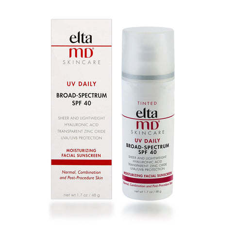 EltaMD UV Daily Tinted Broad-Spectrum SPF 40 Facial Sunscreen, 48 g / 1.7 oz