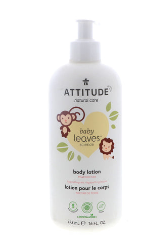 Attitude Baby Leaves Body Lotion, Pear Nectar, 16 oz