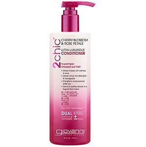 Giovanni 2Chic Cherry Blossom and Rose Petals Ultra-Luxurious Conditioner, 24 oz