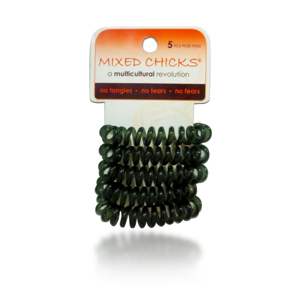 Mixed Chicks Clear Spring Bands Charcoal