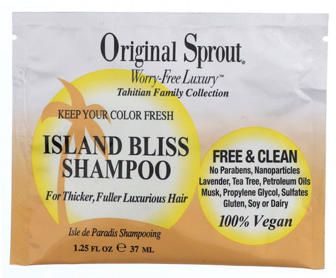 Original Sprout Island Bliss Shampoo, 37 ml / 1.25 oz