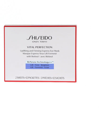 Shiseido Vital Perfection Uplifting and Firming Express Eye Mask (2 Sheets x 12 Packettes)