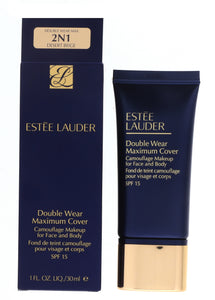 Estee Lauder Double Wear Maximum Cover Camouflage Makeup for Face and Body SPF15, 2N1 Desert Beige, 1 oz