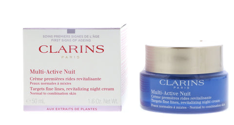 Clarins Multi-Active Nuit Revitalizing Night Cream Normal to Combination Skin, 1.6 oz