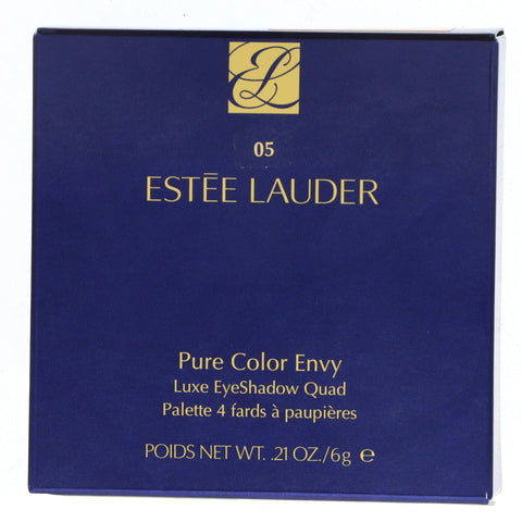 Estee Lauder Pure Color Envy Luxe Eyeshadow Quad, 05 Grey Haze, 0.21 oz