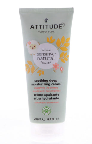 Attitude Soothing Deep Moisturizing Cream, Unscented, 6.7 oz