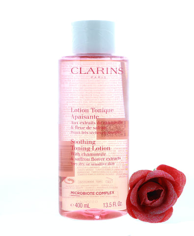Clarins Soothing Toning Lotion for Very Dry or Sensitive Skin, 13.5 oz