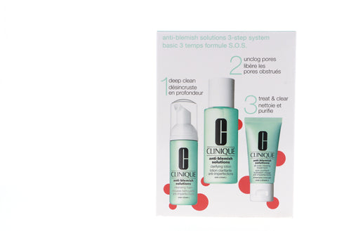 Clinique Anti-Blemish Solutions Kit (Cleansing Foam, Clarifying Lotion, All-Over Clearing Treatment)