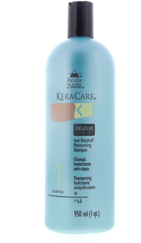 Avlon KeraCare Dry & Itchy Scalp Anti-Dandruff Moisturizing Shampoo, 32 oz