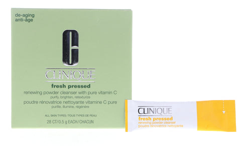 Clinique Fresh Pressed Renewing Powder Cleanser w/ Pure Vitamin C, 28 x 0.01 oz